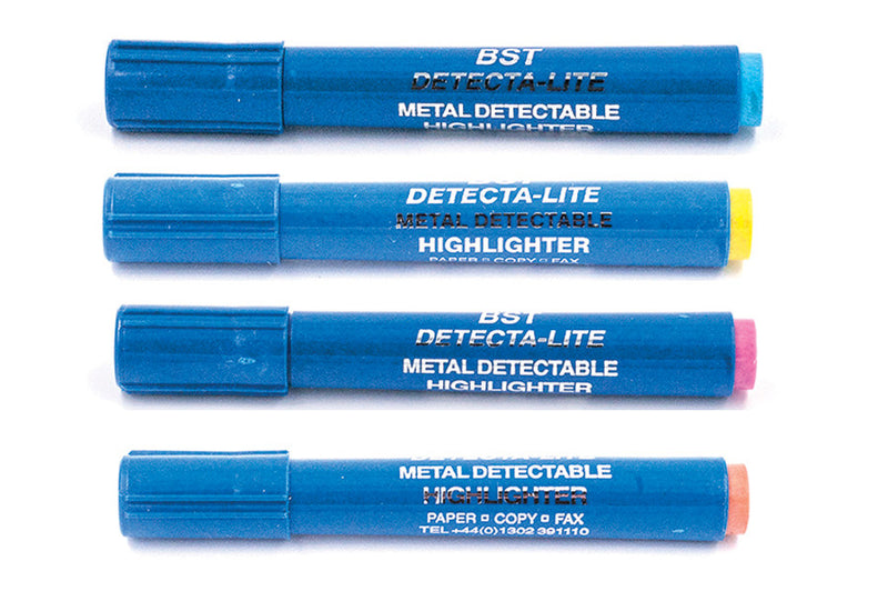 Metal Detectable Hi-lighter Markers - 10/pk